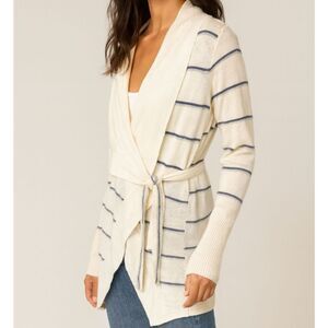 Revolve Heartloom Striped Wrap Top Size Medium